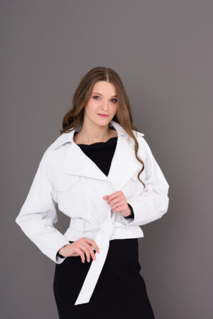 Куртка женская 97-2022 белая (1)