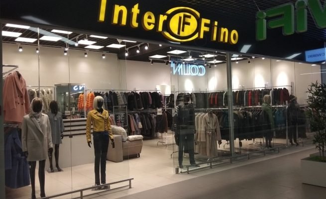 Экстерьер магазина InterFino в ТЦ «Парк Сити», Могилев